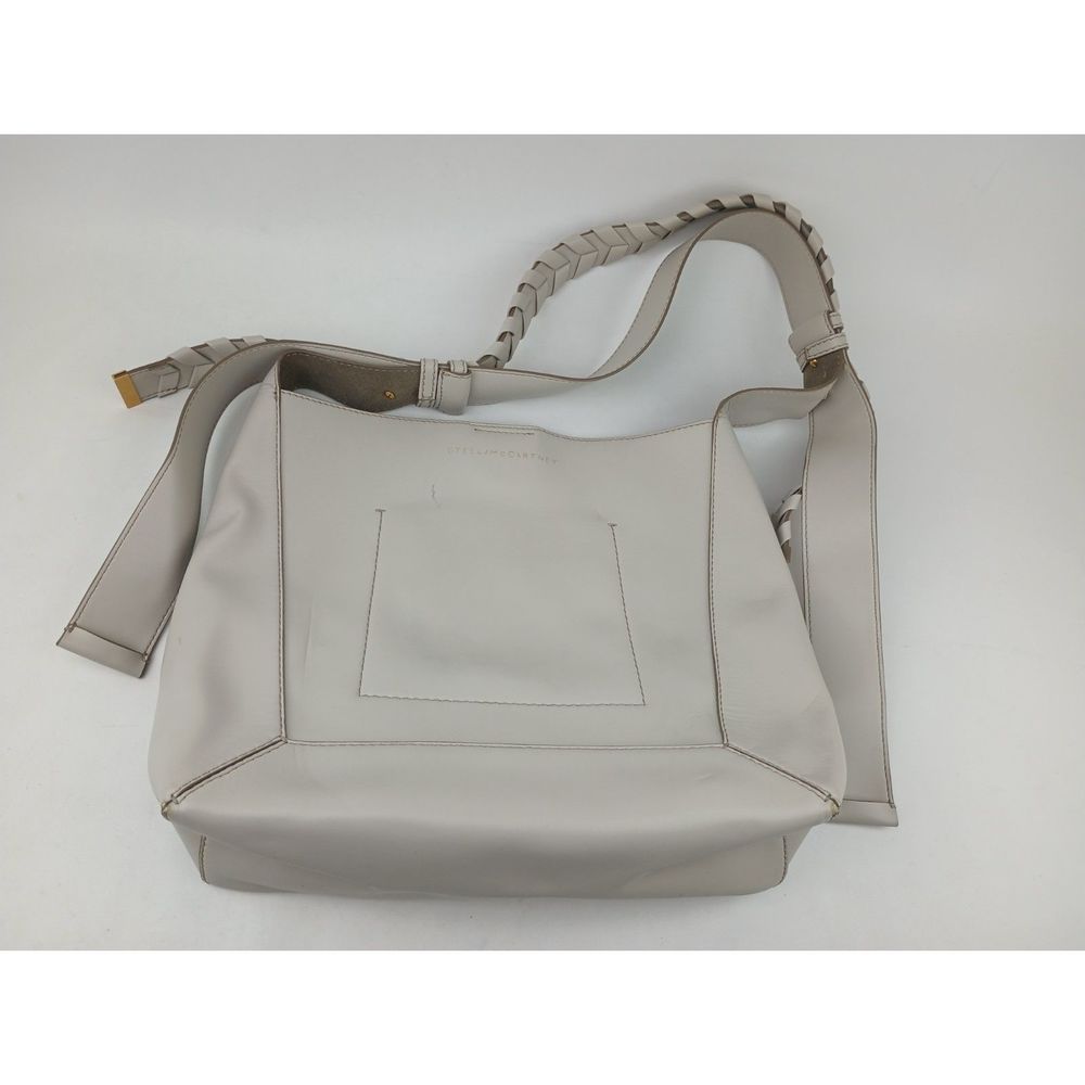 Stella McCartney Beige Medium Soft Eco Alter Nappa Faux Leather Hobo Bag